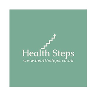 Health Steps logo, Amanda Robinson, health coach