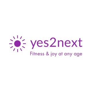 April Yes2Next logo, April, fitness coach