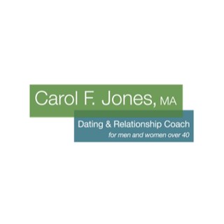 Over 40 Dating Coach logo, Carol Fulwiler Jones, dating coach