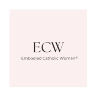 Embodied Catholic Woman logo, Claudine Noel, spiritual coach