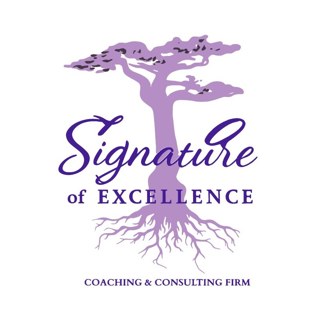 Signature of Excellence Coaching & Consulting Firm logo, Dr. Elizabeth Sherrell-Davis, life coach