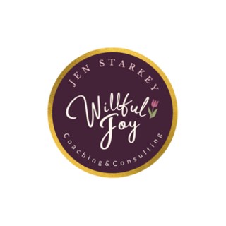 Willful Joy logo, Jen Starkey, life coach