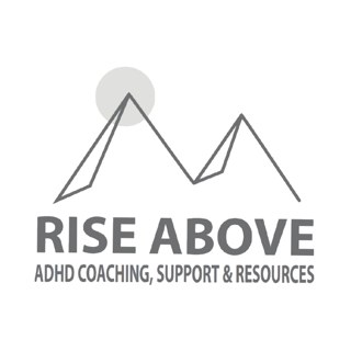 Marni Lutz Rise Above ADHD logo, Marni Lutz, ADHD coach