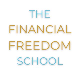 The Financial Freedom School logo, Merced Fityan, financial coach
