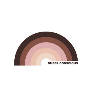 Queer Conscious logo, Nathan Serrato, dating coach